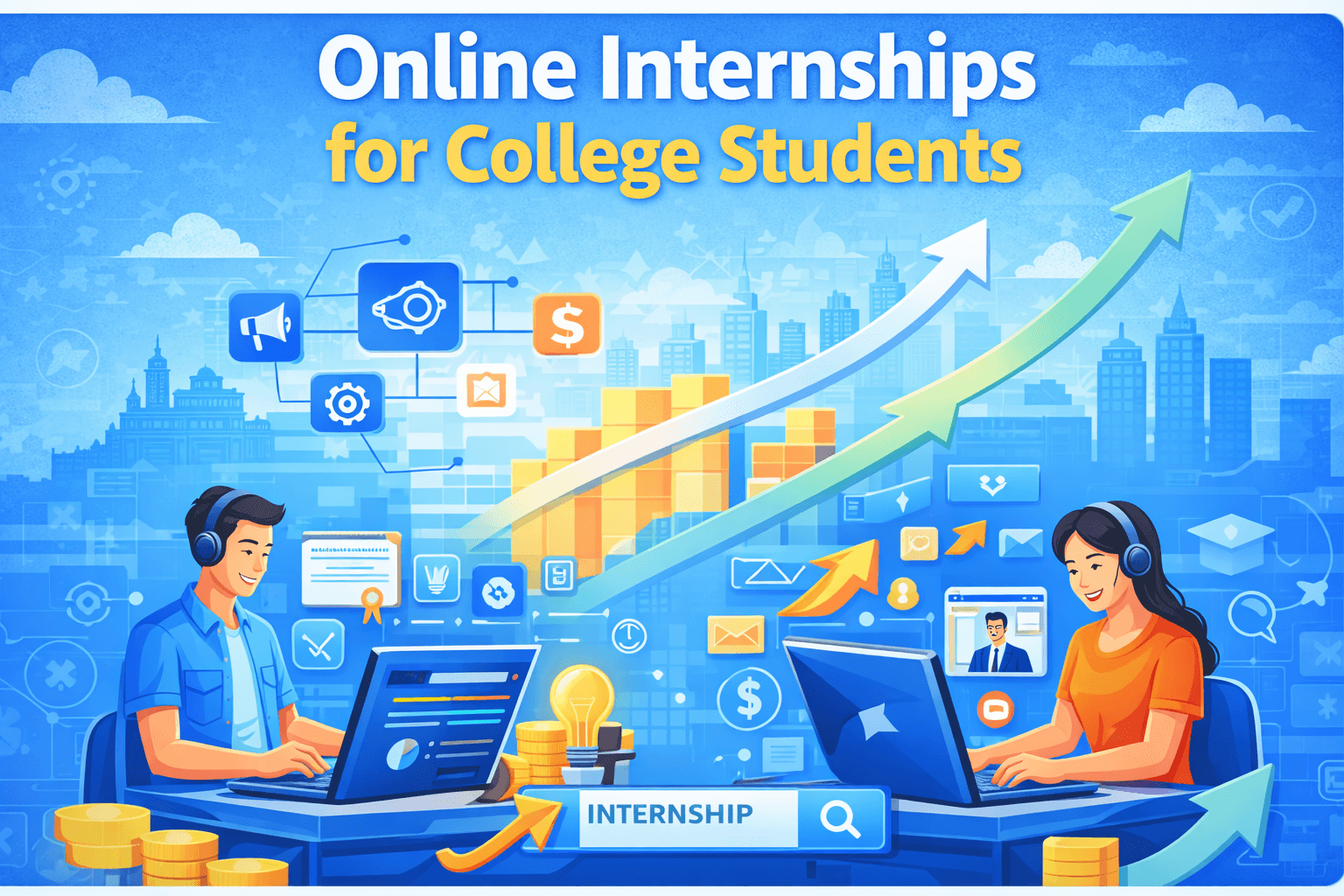 Online Internships for College Students: Best Opportunities to Start Your Career